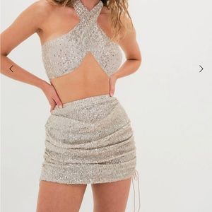 For Love and Lemons Candice Mini skirt